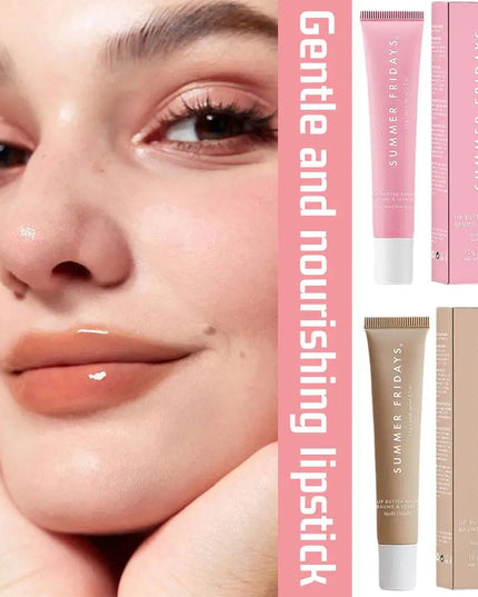 Summer Fridays Lip Balm Lipstick Moisturizing Glossy Smooth Soft Lips Cosmetics Sugar Vanilla Beige Sweet Mint Makeup Lip Care
