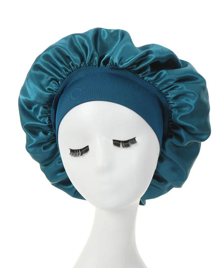 Hair Bonnet For Sleeping Women Wide Brim Sleep Cap Hair Bonnet For Curly Hair Showercap Children Men