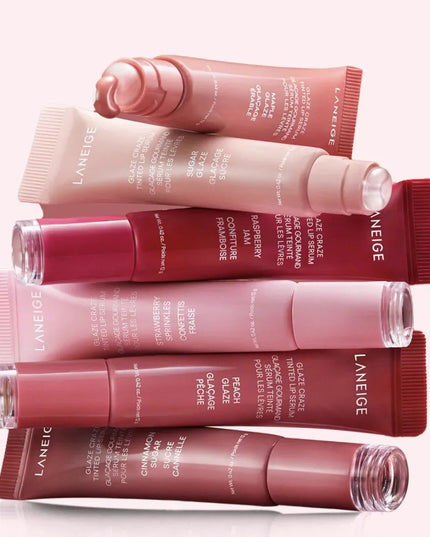 Glaze Craze Tinted Polypeptide Lip Serum Balm Original Lip Glaze Moisturizing Care Lipstick Colorful Lips Gloss Makeup Beauty