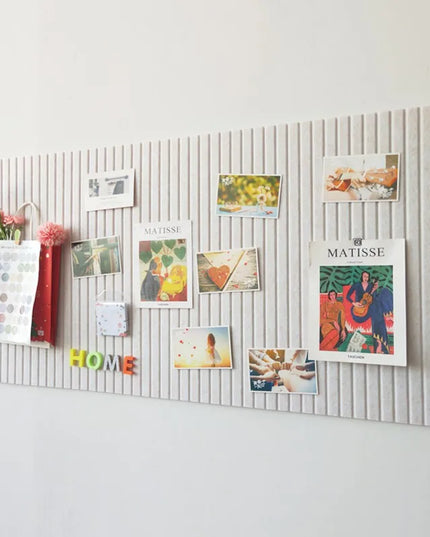 Thickened Decorative Felt Cork Board Large Bulletin Board Foldable Photo Display Board for School Home Office Walls Decor