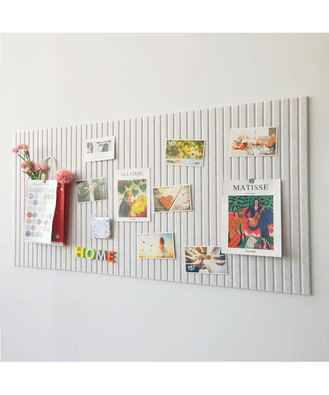 Thickened Decorative Felt Cork Board Large Bulletin Board Foldable Photo Display Board for School Home Office Walls Decor