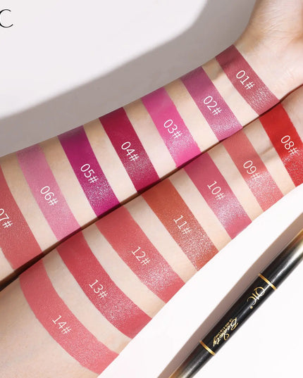 2 IN 1 Lip Liner Waterproof Nude Matte Lipstick Pencil Sexy Red Long Lasting Double Ended Lipliner Makeup Cosmetics For Women