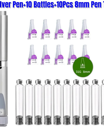 For Insulin Injection Pen 10pcs 3ml Empty Cassette Bottle Magic Pen Insulin Cartridges Health Medical Beauty Care Accessories