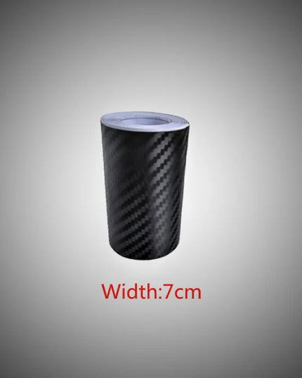 Nano Carbon Fiber Car Stickers DIY Paste Protector Strip Auto Door Sill Side Mirror Anti Scratch Tape Waterproof Protection Film
