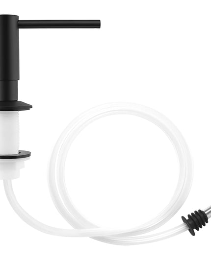 Samodra liquid Soap Dispenser With Extension Tube Kit Brass Pump Head For Kitchen Sink Bathroom accessories Black dispenser Soap