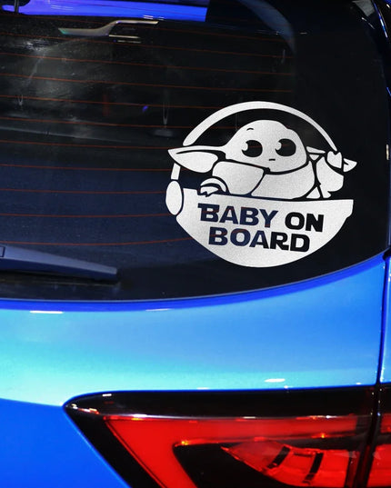Baby On Board Car Sticker Auto Window Glass DIY Funny Baby In Car Vinyl Decal Personalized Decoration Exterior Car Accessories