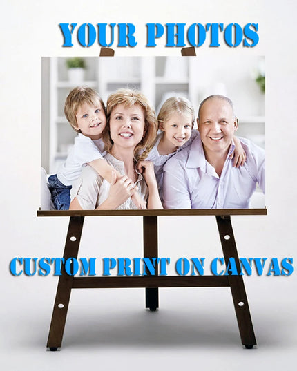 Custom Print Canvas Painting By Your Photo Canvas Poster Personal Gift Customize Figure Animal Pets Pictures Home Decor Prints