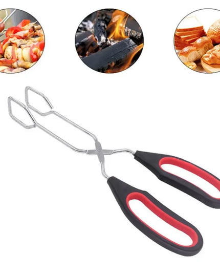 BBQ Tools Barbecue Scissor Tongs Grilled Food Tong Long Handle Scissor BBQ Bread Roast Clip Kitchen Baking Tongs BBQ Accessories