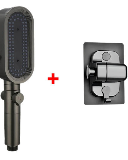 3 Modes Powerful Shower Head Anti-clogging and Easy To Clean Anti Anti-limescale Shower Head Handheld Flexible Bath  Shower Head