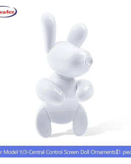 NovaAcc Adorable Dog Dashboard Decoration Car Central Control Screen for Tesla Model Y 3 2021-2024 Interior Accessories