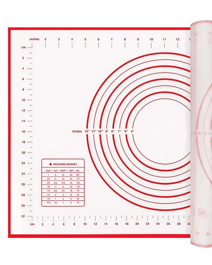 UNTIOR 1PCS Silicone Baking Mat Kneading Pad Dough Mat Pizza Cake Dough Maker Kitchen Cooking Grill Non-Stick Gadgets Bakeware