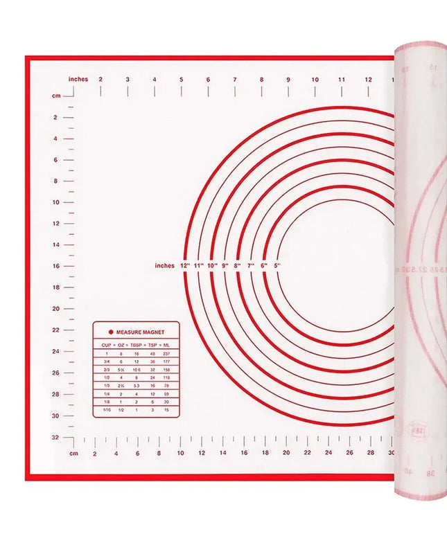 UNTIOR 1PCS Silicone Baking Mat Kneading Pad Dough Mat Pizza Cake Dough Maker Kitchen Cooking Grill Non-Stick Gadgets Bakeware