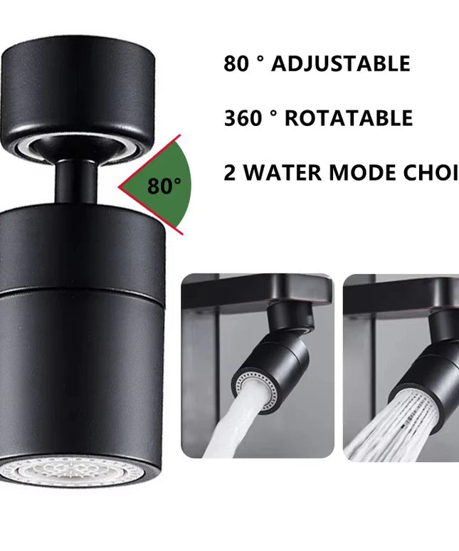360°Universal Kitchen Faucet Anti-splash Aerator Bathroom Tap Rotatable Faucet 2 Mode Tap Nozzle Bubbler Kitchen Sink Faucet