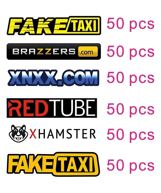 Car Decals 50 Pcs Cover Scratches Motorcycle Stickers Decoration Accessories Car Sticker Custom PVC Personality,10cm