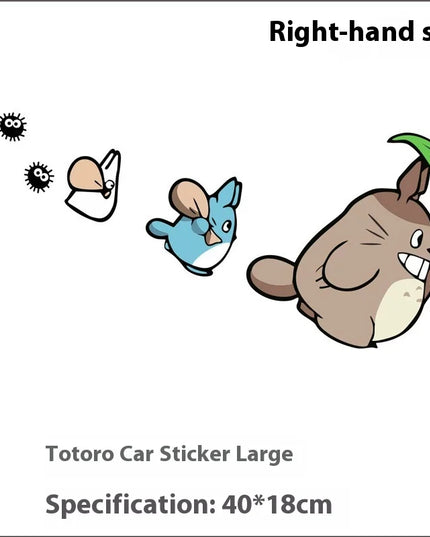 Totoro car stickers Scratches cover cover battery motorcycle helmet Calf electric car decorative stickers