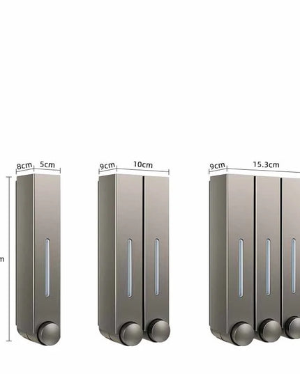 420ML Wall Mounted Bathroom Liquid Soap Dispenser Washing Lotion Hand Sanitizer Kid Family Hotel Kitchen Shower Gel Dispenser