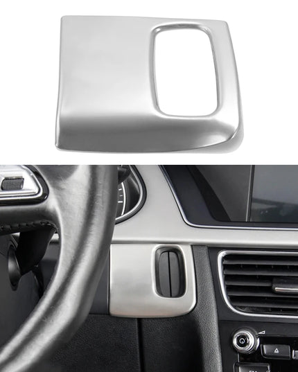 Carbon Fiber For Audi A4 B8 A5 8T3 2009-2016 Car Ignition Key Hole Trim Sticker Decoration Interior Auto Accessories