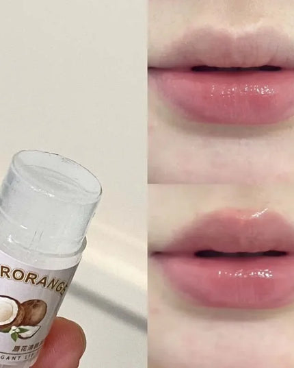 Peach Lychee Fruity Lip Balm Moisturizing Anti-Dry Anti Crack Clear Crystal Lip Balm Lip Care Mini Cute Jelly Lipstick Skin Care