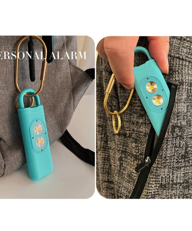 Self Defense Alarm 130DB LEDLight Anti-wolf Alert for Girl Child Women Carrying Scream Loud Panic Alarm Emergency Alarm Keychain