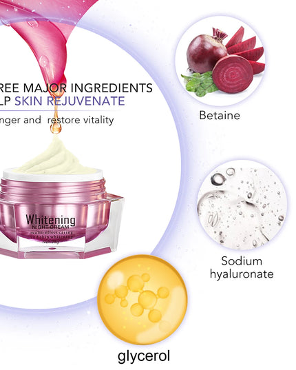 AILKE Lightening Facial Cream, Brightening, Reduce Spots, For Black and Dark Skin, Whitening Face Care Set for All Skin Types