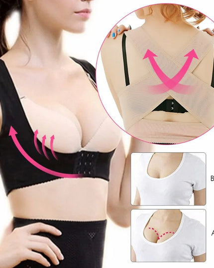 1PC Adjustable Women Back Chest Support Belt Back Posture Corrector Orthotics Posture Correction Brace Rectify Corset Bone Care