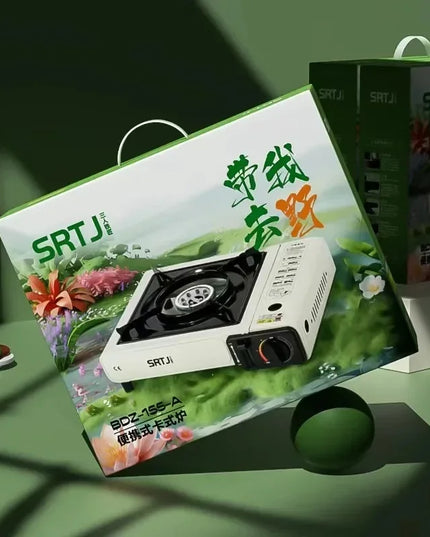 New Outdoor Cassette Stove Portable Outdoor Cass Hot Pot BBQ Gas Stove Household Gas Stove Butane Gas Stove