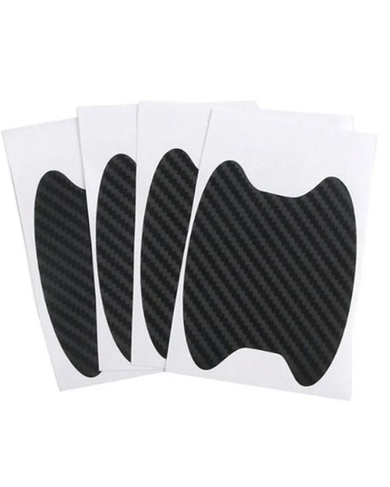 Car Stickers Anti Scratch Car Door Handle Carbon Fiber Protector  Automobiles Handle Protection Film Styling Exterior Accessorie