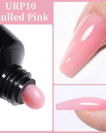 UR SUGAR 15ml Nail Extension Gel Soak Off UV LED Acrylic Crystal White Clear Nude Gel Nail Polish UV Construction Gel