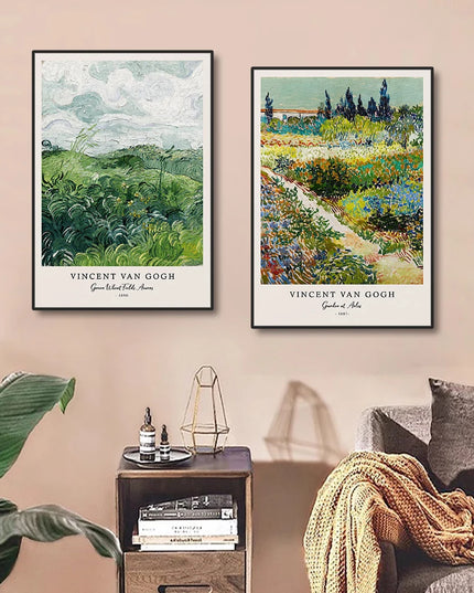 Vincent Van Gogh Writings Prints and Posters Great Work The Starry Night Canvas Painting Decorations for Living Room Wall Art