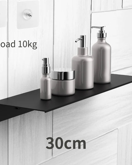 Floating Bathroom Shelves Without Drilling Storage Wall Rack Home Organizer Ledge Hardwares Cabinet Kitchen Accessories Toilet