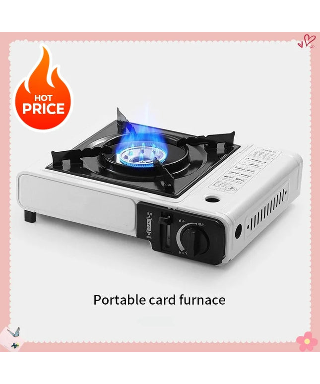 New Outdoor Cassette Stove Portable Outdoor Cass Hot Pot BBQ Gas Stove Household Gas Stove Butane Gas Stove