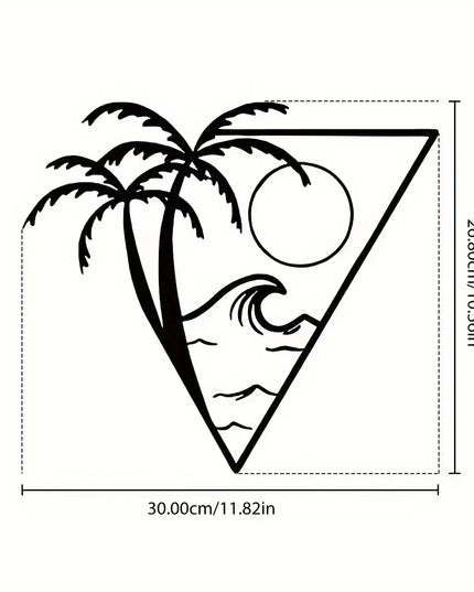 Mountain Wall Art, Mountain Waterfall Metal Wall Art Home Decor, Metal Wall Art, Home Decor Modern Art Wall Ornaments Artwork