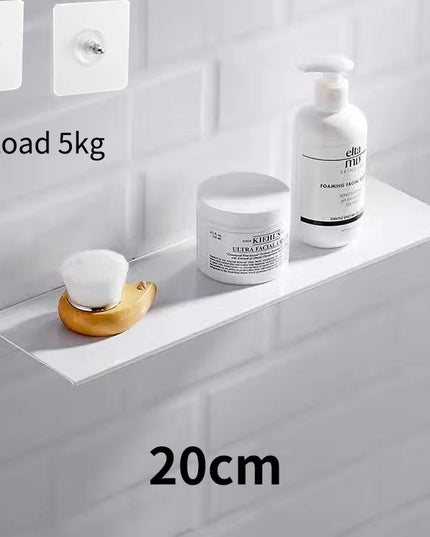 Floating Bathroom Shelves Without Drilling Storage Wall Rack Home Organizer Ledge Hardwares Cabinet Kitchen Accessories Toilet