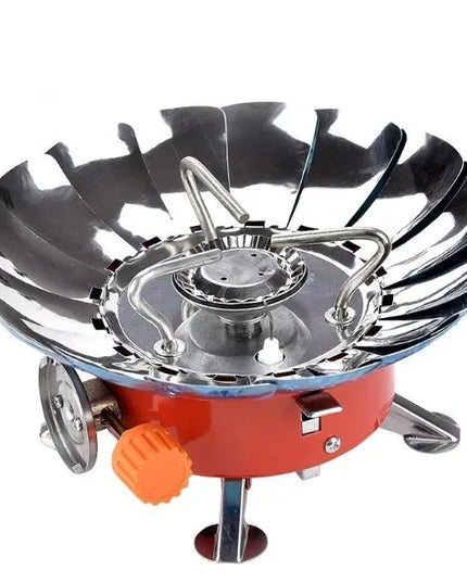 Portable Burner Camping Foldable Windproof Outdoor Gas Tank Stove for Backpacking Camping Hiking Picnic Camping Burner BBQ Grill