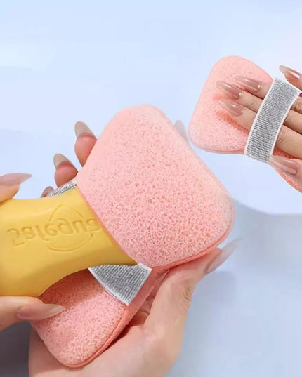 1/4PCS Sponge Soap Bag Bath Cleansing Foaming Net Pouch Body Exfoliating Scrubber Sponges Bathroom Nylon Soap Pocket