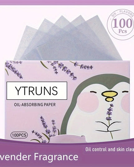 100 Pieces Of Oil Blotting Papers For Long-Lasting Effective Deep Pore Oil Control, Gentle Instant Oil Control For Face