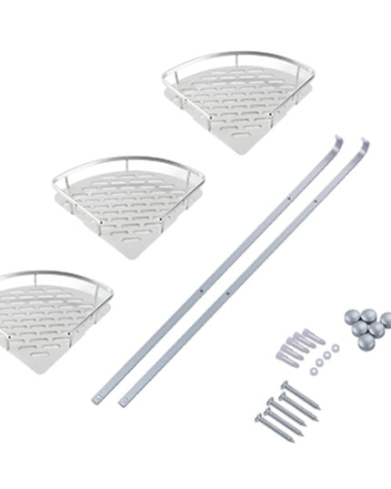 Toilet Accessories Triangular Shower  Shelf Bathroom Wall Corner Rack Storage  Holder