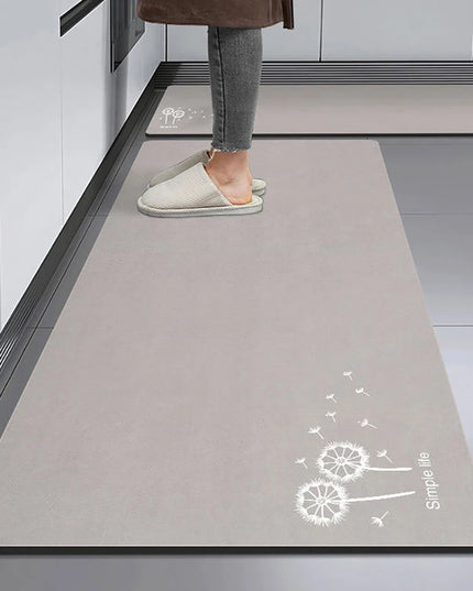 Non-slip Kitchen Mat Long Rugs Crystal Velvet Carpet for Living Room Absorbent Foot Mats Bedroom Doormat Alfombra Small Rugs