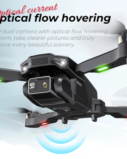 KBDFA New Drone H16 GPS Professional Dual Camera Dron Quadcopter Brushless Aerial Photography Laser Obstacle Avoidance RC Toy