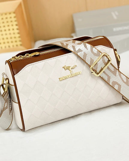 Luxury High Quality Women Messenger Bag Famous Designer Lady Shoulder Bags Fashionable Checkered Trendy Crossbody Bolsas Sac A