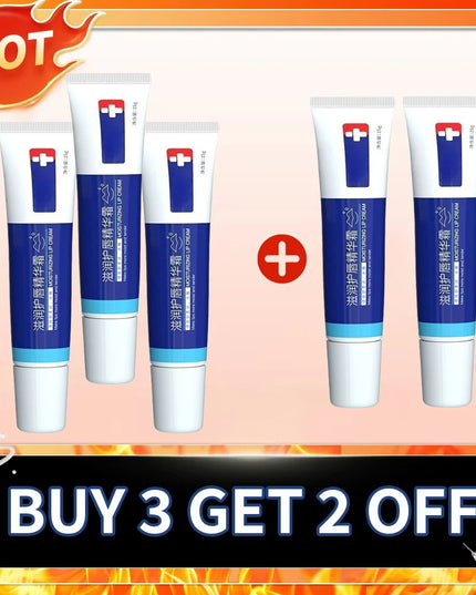 Lip serum cream, lightens lip lines, brightens lip color, moisturizes and moisturizes treatment