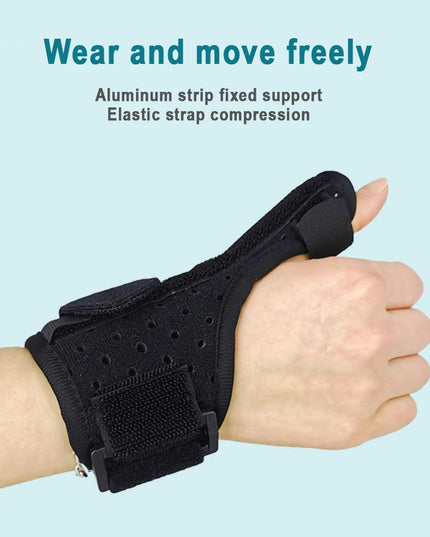 1 Person Thumb Splint Right and Left Hand, Reversible Thumb Support, Tendon Sheath Wrist Protection Thumb Sleeve