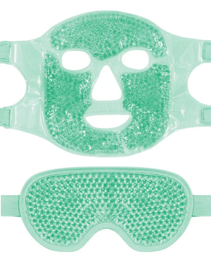 Ice Hot Cold Eye Mask Facial Mask Hot Cold Compress Pack Gel Beads Cold Ice Pack Face Eye Mask Compress Sleeping SPA Beauty Care