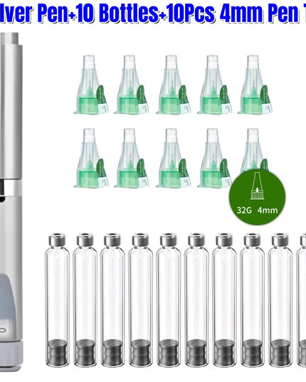 For Insulin Injection Pen 10pcs 3ml Empty Cassette Bottle Magic Pen Insulin Cartridges Health Medical Beauty Care Accessories