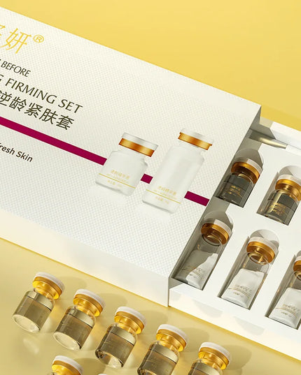 Korea DIY Miracle Face Mask Peptide Hyaluronic Acid Essence Kit Repair Face Lifting Firming Brightening Fine Lines Skin Care