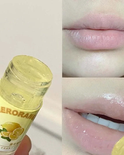 Peach Lychee Fruity Lip Balm Moisturizing Anti-Dry Anti Crack Clear Crystal Lip Balm Lip Care Mini Cute Jelly Lipstick Skin Care