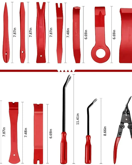 Car Interior Trim Removal Tool Kit, Auto Plastic Clips Puller Set for DIY Panel Disassembly