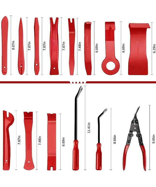 Car Interior Trim Removal Tool Kit, Auto Plastic Clips Puller Set for DIY Panel Disassembly