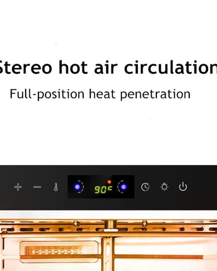 10/12/16 Layers Rotation Home Fruit Air Dryer Vegetable Snacks Meat Medicinal Materials Fruit Smart and Commercial Dehydrator