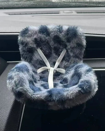 15-17cm Car Doll Seat Safety Seat Cute Doll Air Outlet Decoration High-grade Car Interior Decoration